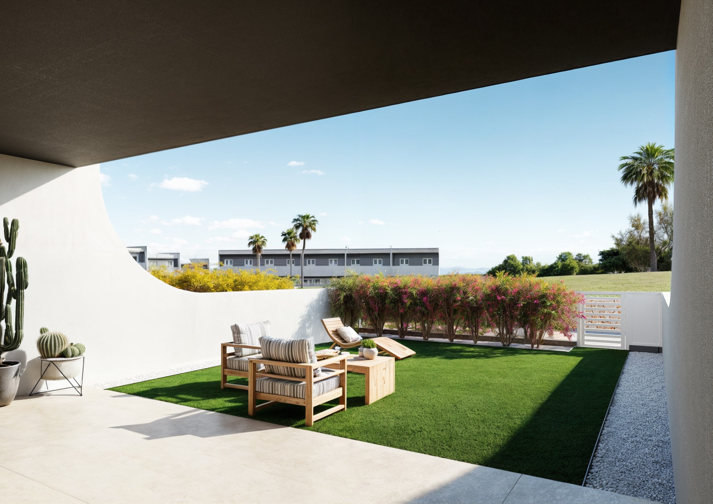 Rekkehus som kombinerer natur, sjø og fasiliteter i Balcón de Finestrat.