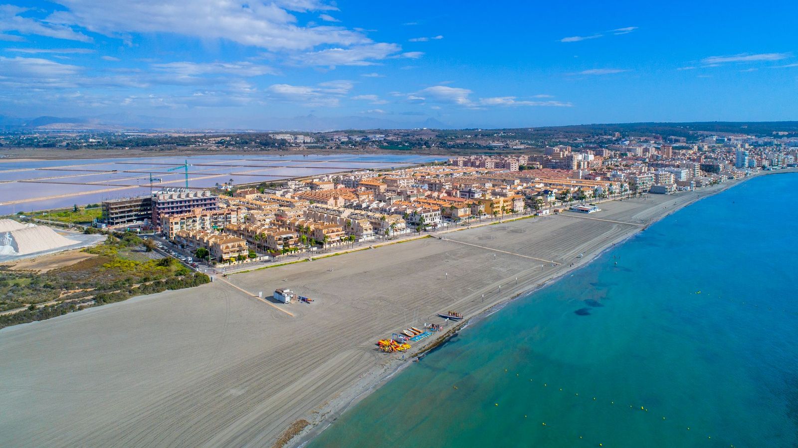Unik toppleilighet med panoramautsikt over havet og saltsjøene i Santa Pola