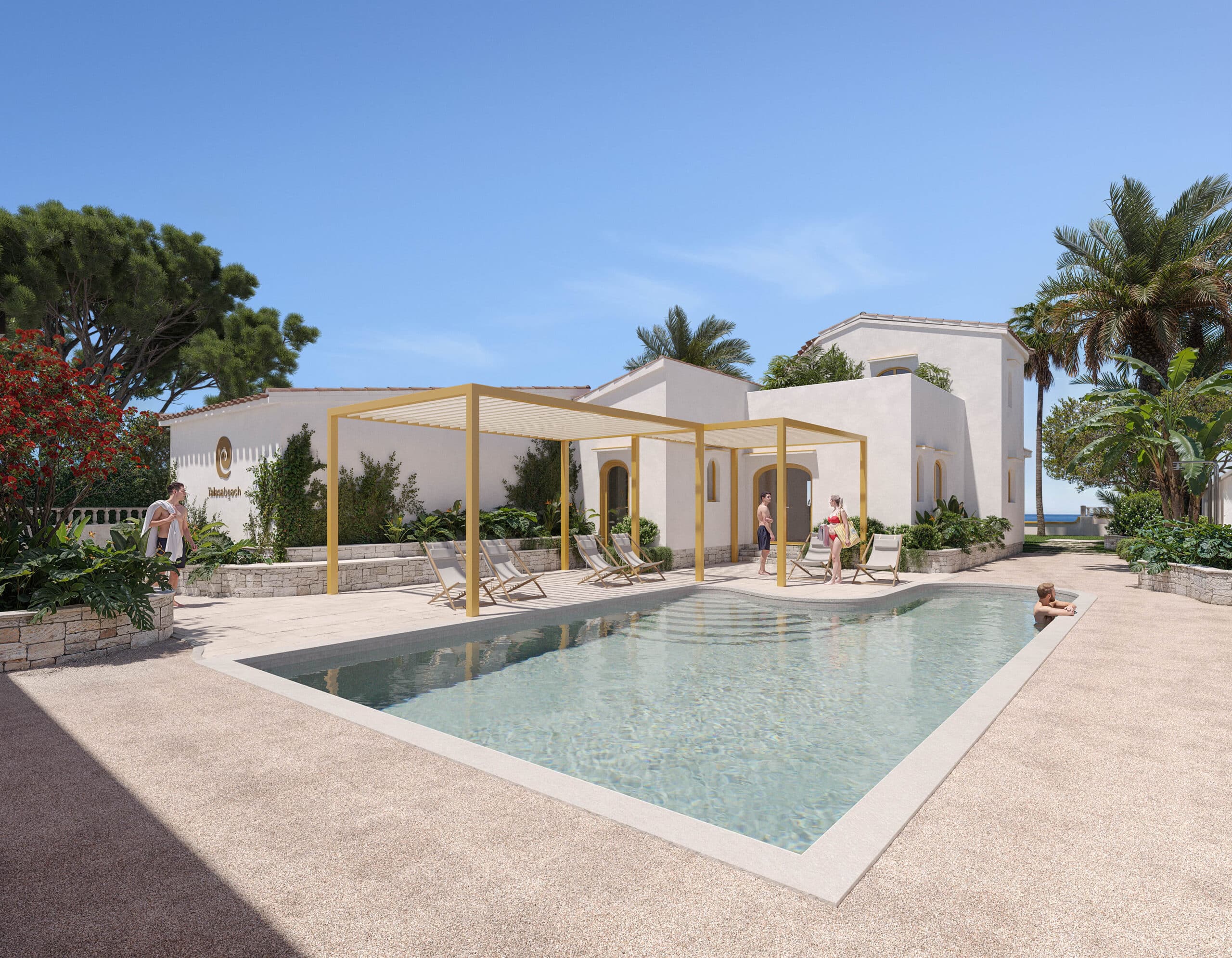 Stilfulle rekkehus omgitt av natur, med fokus på luksus og bærekraft.