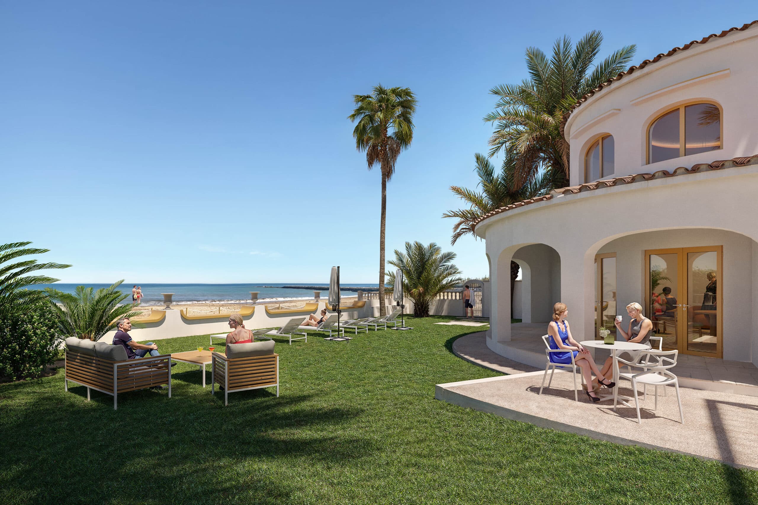 Stilfulle rekkehus omgitt av natur, med fokus på luksus og bærekraft.