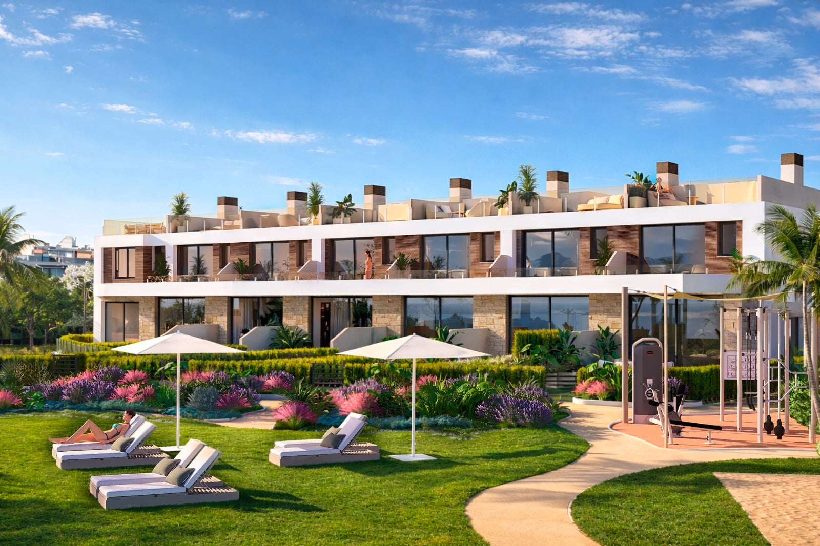 Newbuilt elegant 3-bedroom seafront villas with breathtaking Mediterranean views in El Campello